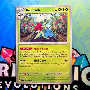 roserade (009/162) - uncommon — pokémon: temporal forces